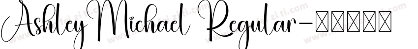 AshleyMichael Regular字体转换